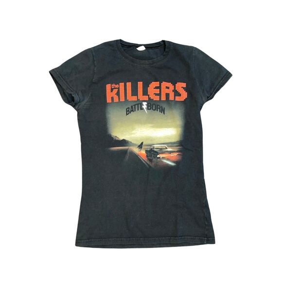 Women's The Killers Battle Born US Tour 2013 Concert Merch T-Shirt Size Small - Picture 1 of 3